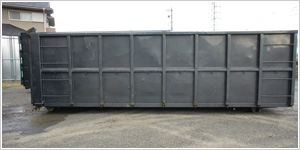 ステンレス水密式下開20㎥コンテナ