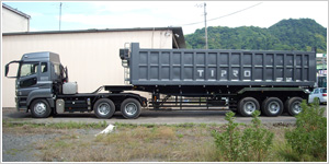 3軸セミトレーラーダンプ